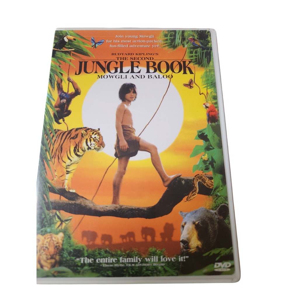 TriStar The Second Jungle Book Mowgli and Baloo DVD Kids Movie Excellent PG